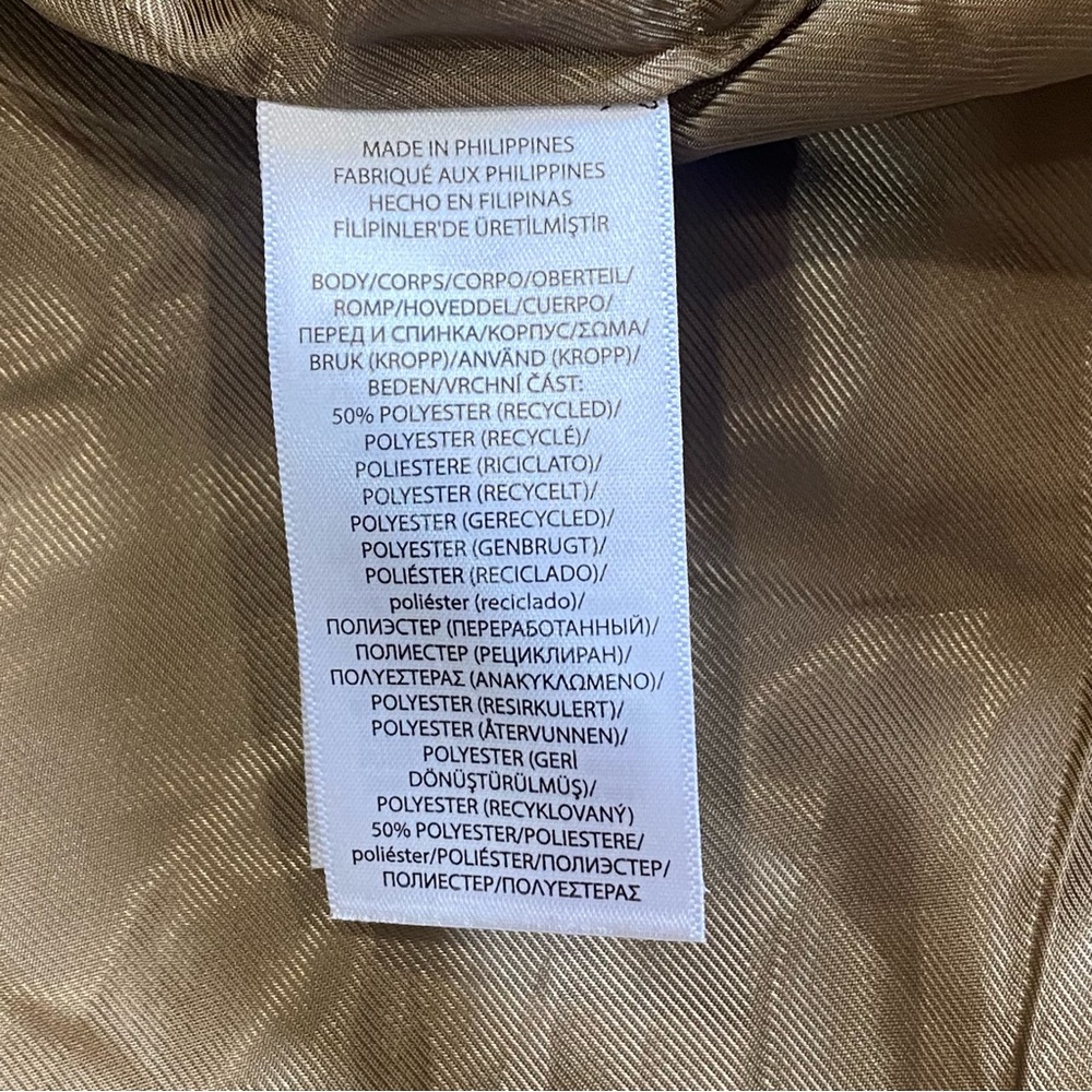Polo by Ralph Lauren Beige and Black Sherpa Moto Biker Jacket Women’s Size Large - Picture 11 of 11